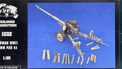 1:35 Resin Figure Model Assembly Kit Unpainted Model 88MM Cannon Resin Model Unpainted