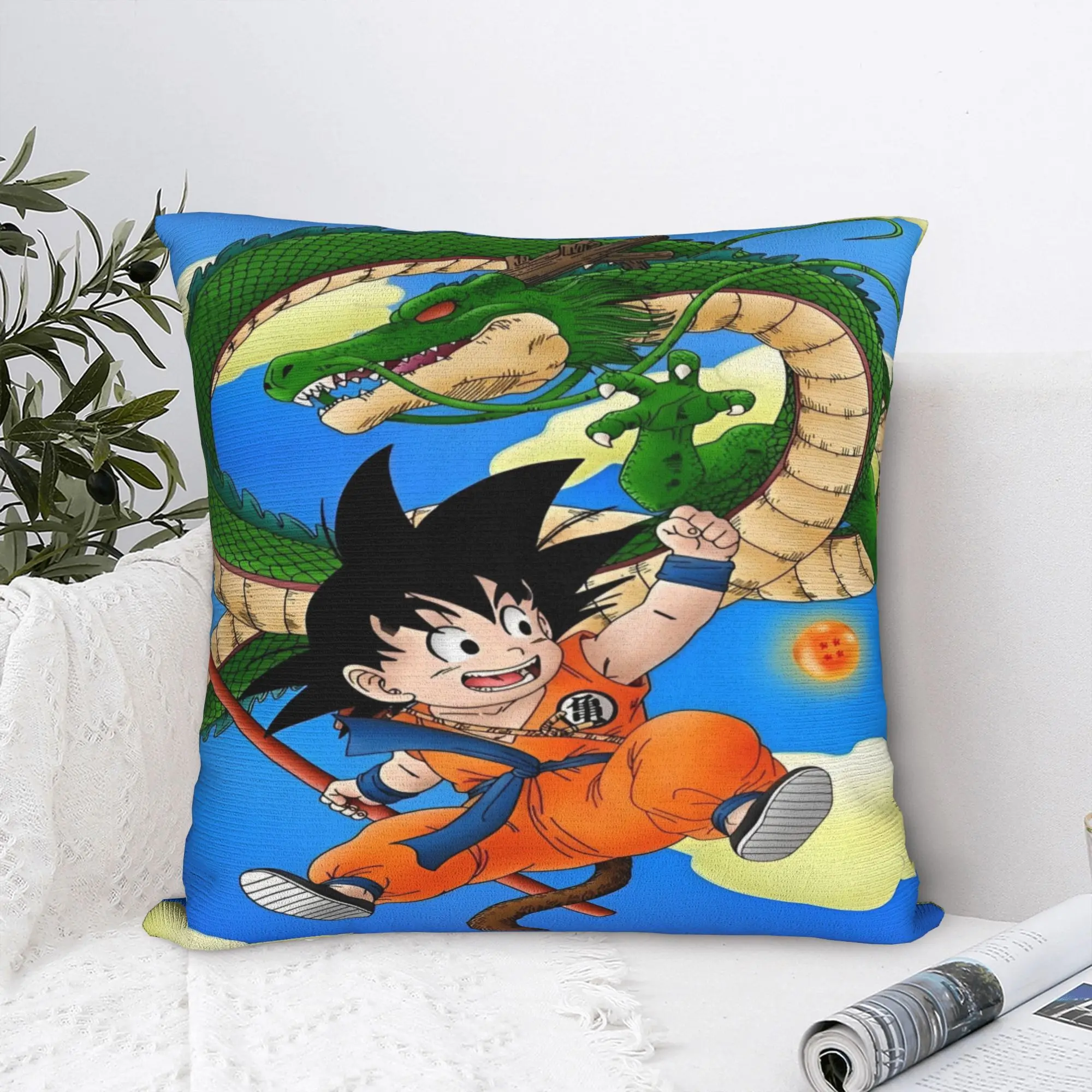 Anime D-Dragons B-Balls (32) Pillow Case  Custom Pillow Cover For Sofa Car Home Decor Retro Trendy Pillowcases