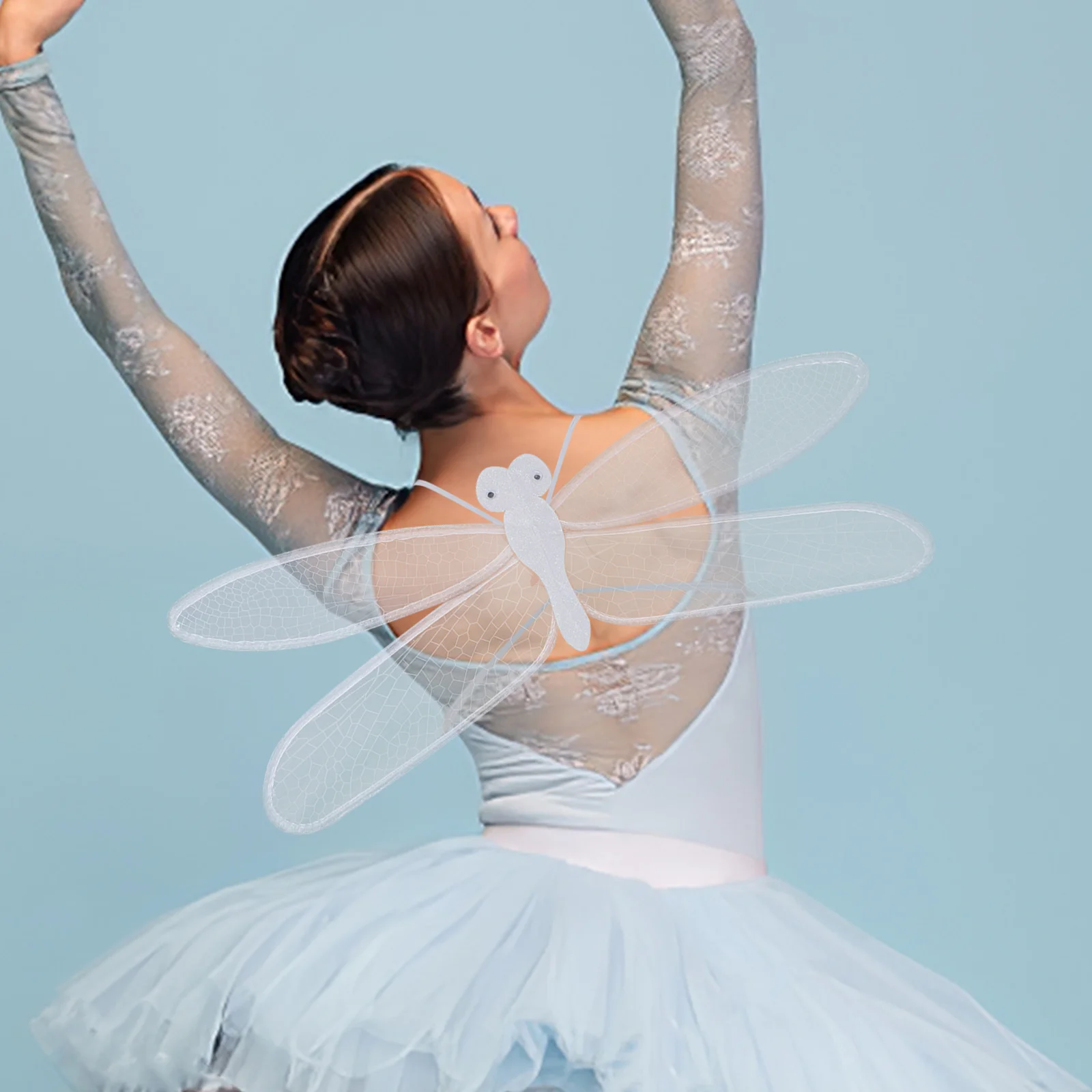 

Костюм, легкая опора с крыльями феи для женщин и мужчин, прочная ткань для косплея, вечеринки, сцены, крылья стрекозы, ткань для взрослых и женщин