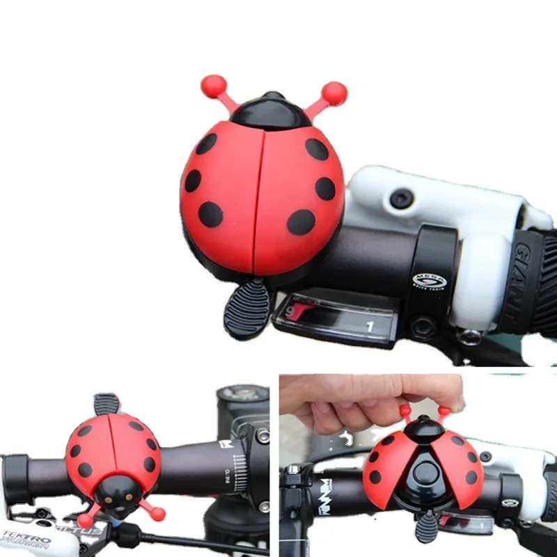 Bicycle Bell Cartoon Beetle Ladybug Cycling Bell for Lovely Kids Bike Ride Horn Alarm Bicycle Accessories Fahrrad Zubehr