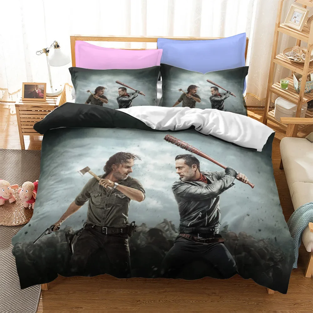 

The Walking Dead Bedding Set Single Twin Full Queen King Size Bed Set Aldult Kid Bedroom Duvetcover Sets 3D Print Hip Hop 011