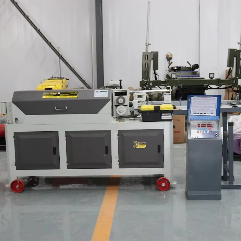 Automatic Steel Bar Straightening Cutting Equipment 4-12mm Rebar Processing Machine CE Certified Construction Use