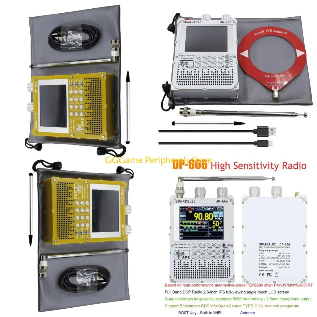 

U55B TEF6686 Радиотехнология DSP Выход 3,5 мм Емкость 5000 мАч Шумоподавление