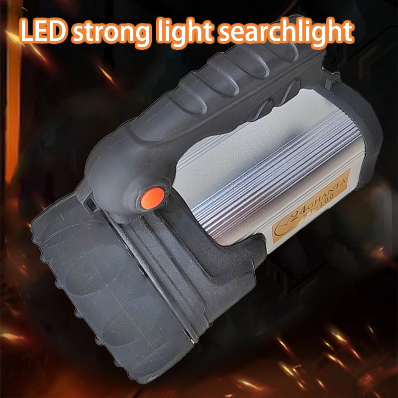 Portable High Power LED Flashlights Q8 Beads Rechargeable Powerful Spotlight Outdoor Waterproof Searchlight Camping Lamp