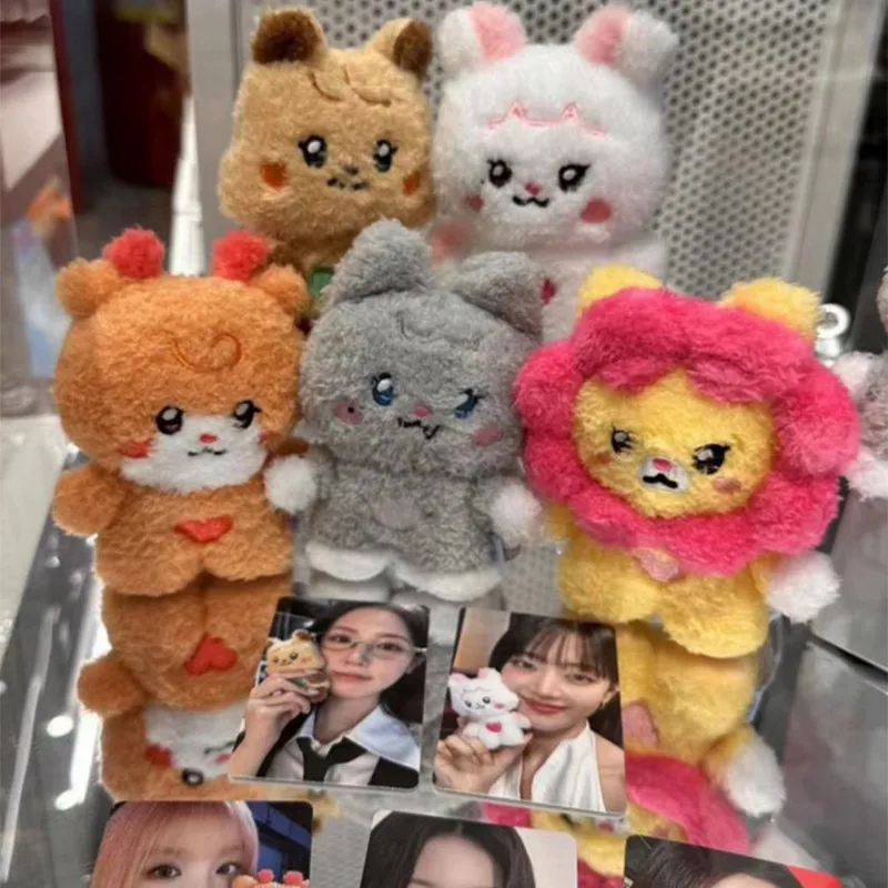 New Kpop Korean Soyeon Minnie Miyeon Yuqi Plush 12CM Keychain Pendant Cartoon Car Bag Accessories Keyring Lovely Figures 15CM - view 4