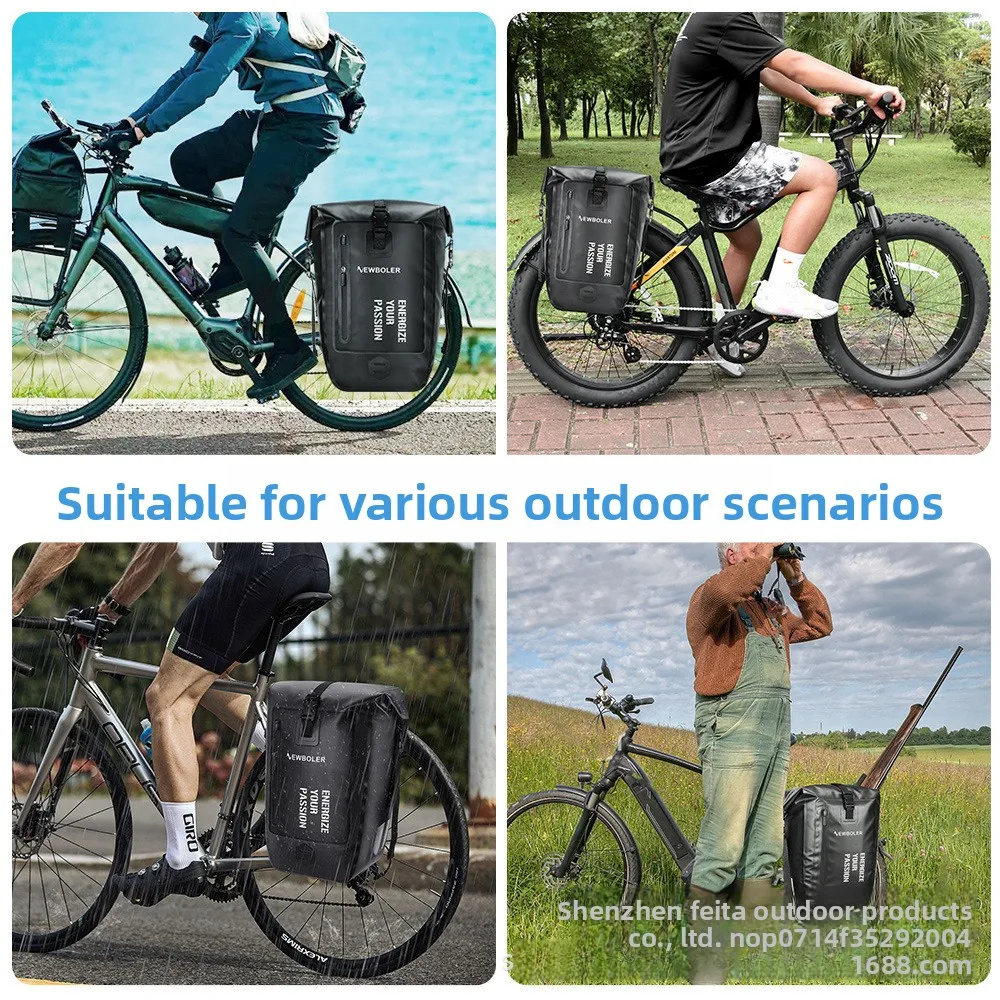 

Large-Capacity Waterproof MTB Rear Rack/Tail/Frame Camel Bag - Heavy-Duty Cycling Storage for Outdoor Riding Gear