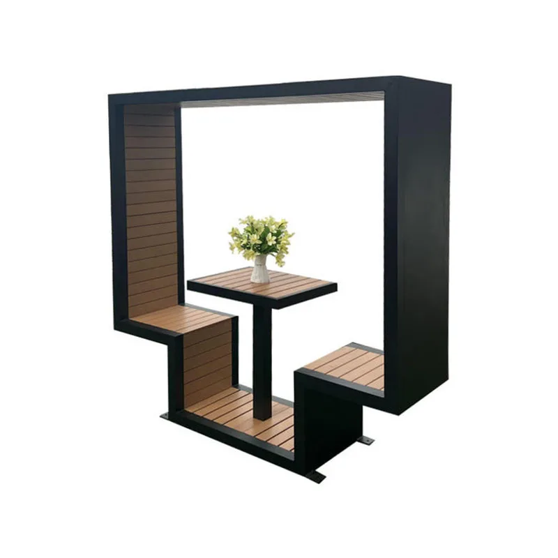 

Outdoor seaside beach resort Internet celebrity clock in photo frame seat