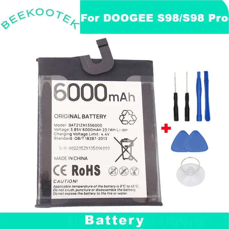 

Original Doogee S98 Battery Inner Built-in Cellphone Battery Repair Replacement Accessories Part For DOOGEE S98 Pro Smartphone