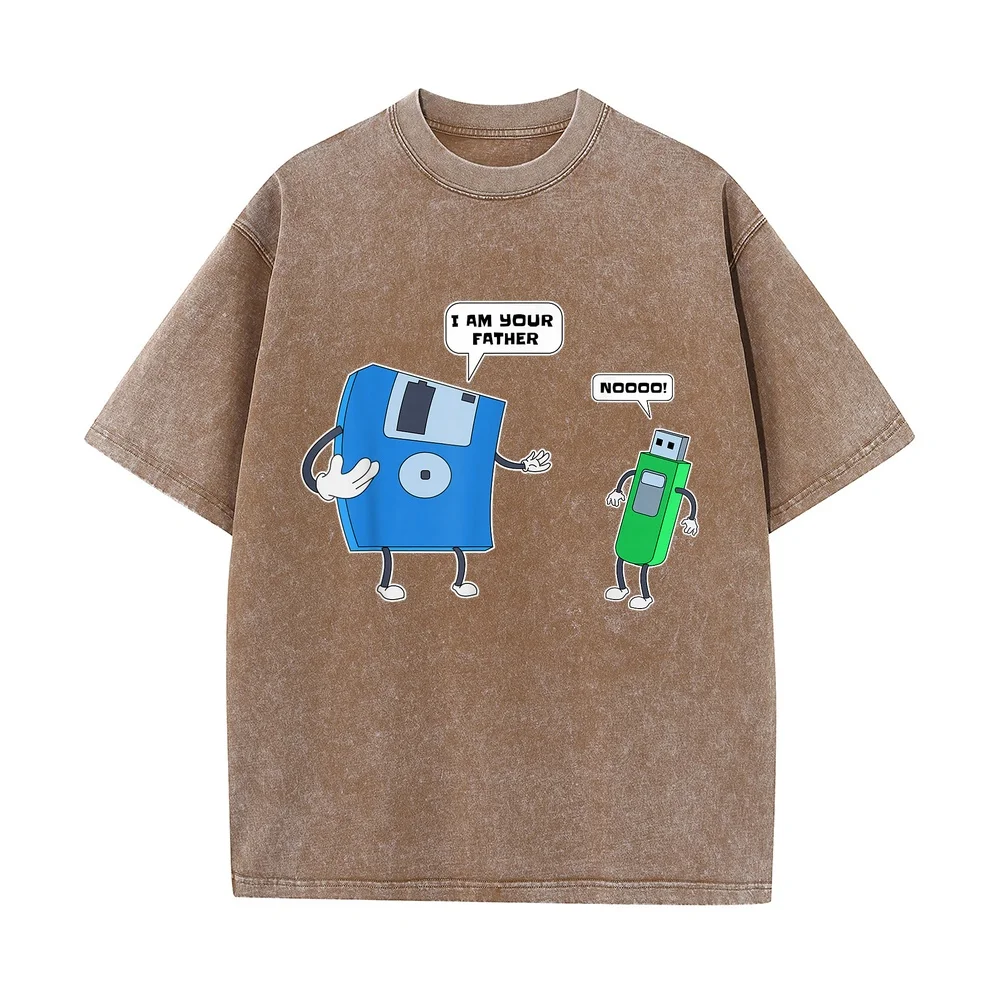 Computer Engineering I mens Father & Son Floppy Disk Engineer Short Sleeve T-Shirt Funny Shirts Man Character Summer Top Humor