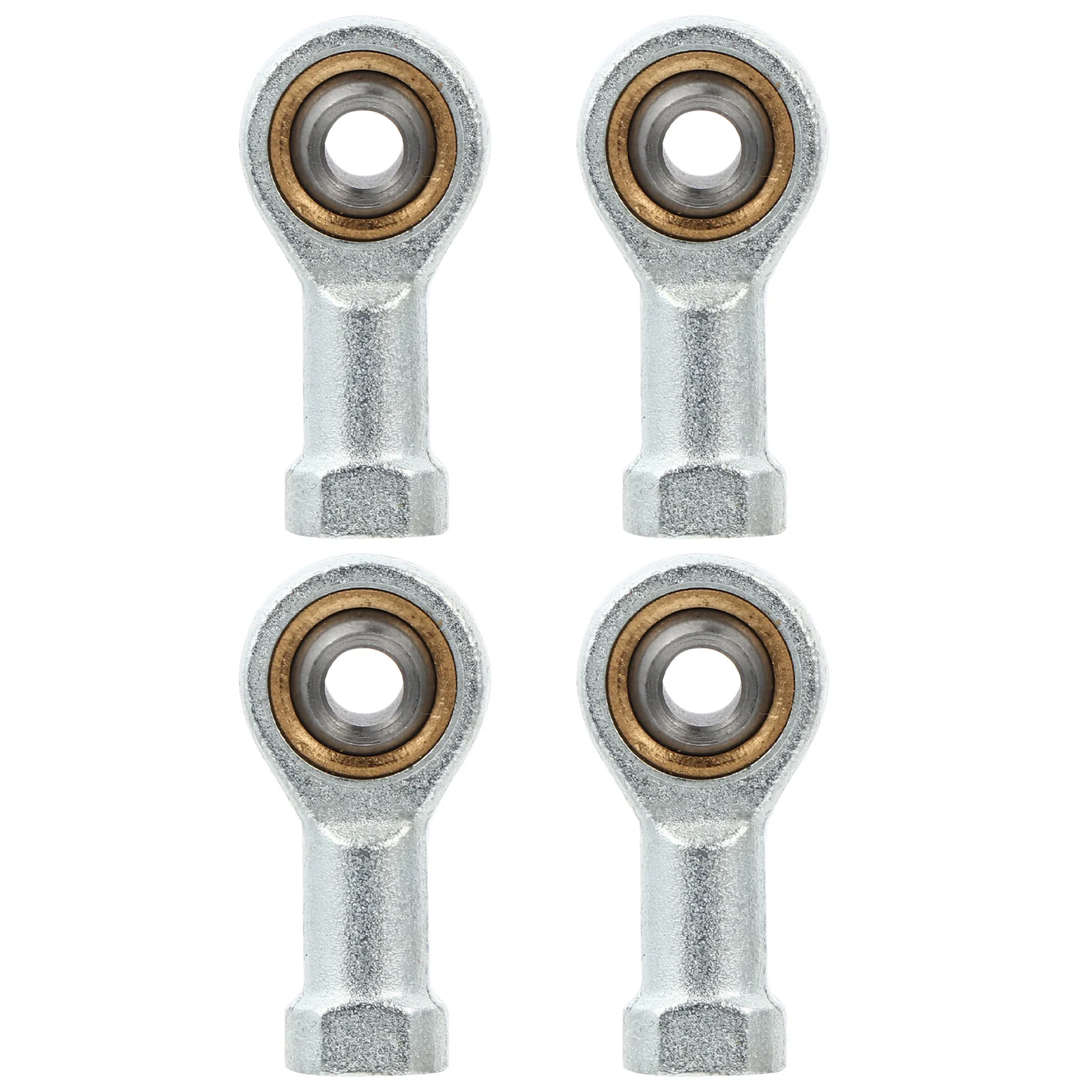 

4 Pcs Lubricated Bearings Self Rod End Iron Female Right Machine Parts Stainless Steel Efficient Practical