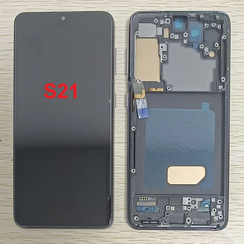 Incell Quality For Samsung Galaxy S21 5G LCD Display SM-G991B G991B/DS G991U Touch Screen Digitizer with Frame Side Button