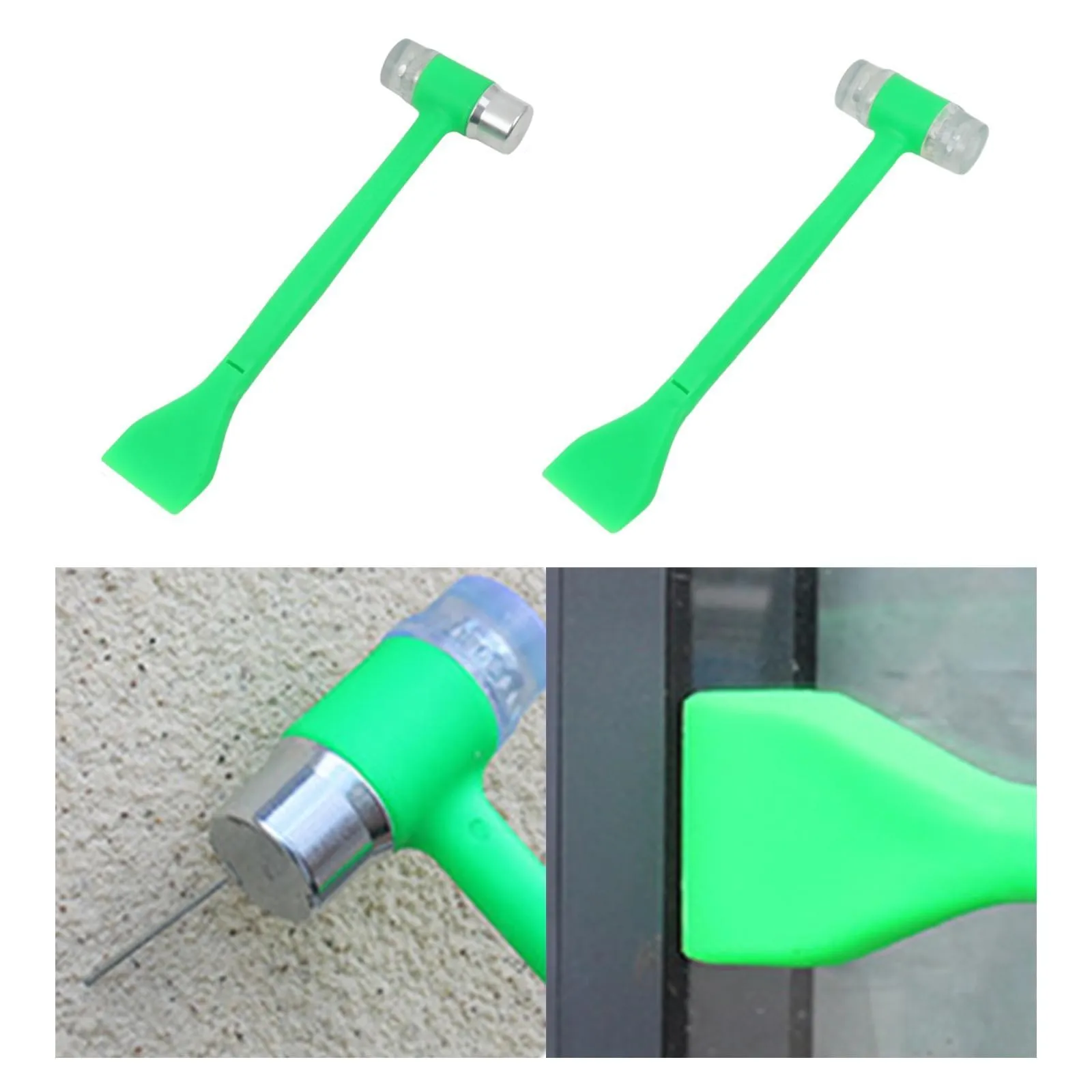 Double Head Mallet Rubber Mallet Ergonomic Handle Sturdy Lightweight Portable