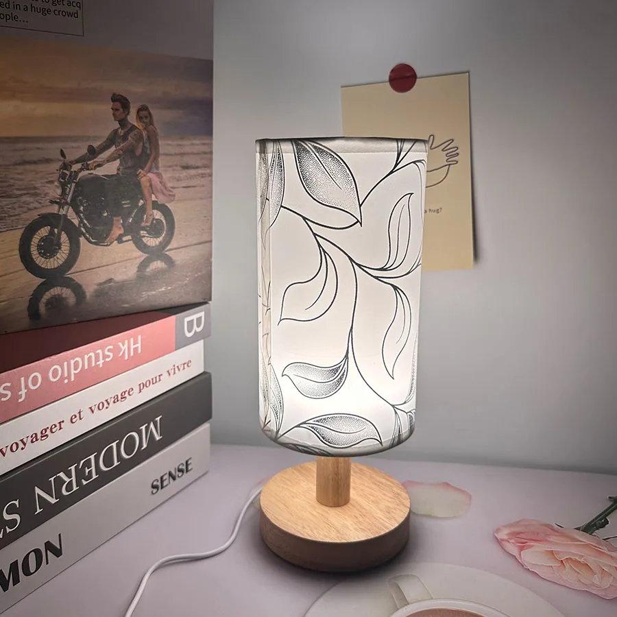 Atmosphere Bedroom Bedside Lamp Light Luxury Decoration Creative Simple Modern Warm Three-color Dimming Table Decorative Lamp