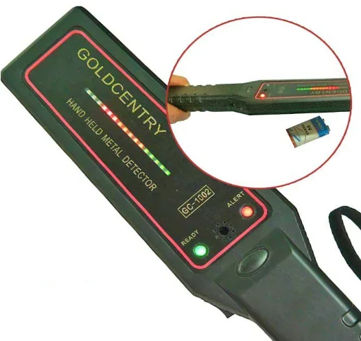 GC1002 High Sensitivity Portable Handheld Metal Detector Hand Held Security Industrial Metal Detector