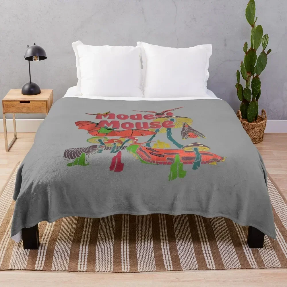 

Modest Mouse Band Throw Blanket Cozy Sofa Blanket for TV Watching Napping
