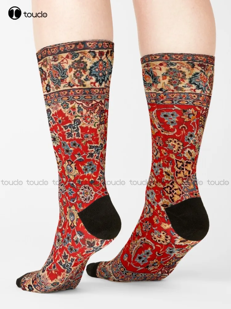 Oriental Rug Persian Rug Socks Socks Youth 360° Digital Print Unisex Adult Teen Youth Socks Personalized Custom Gift Funny Sock