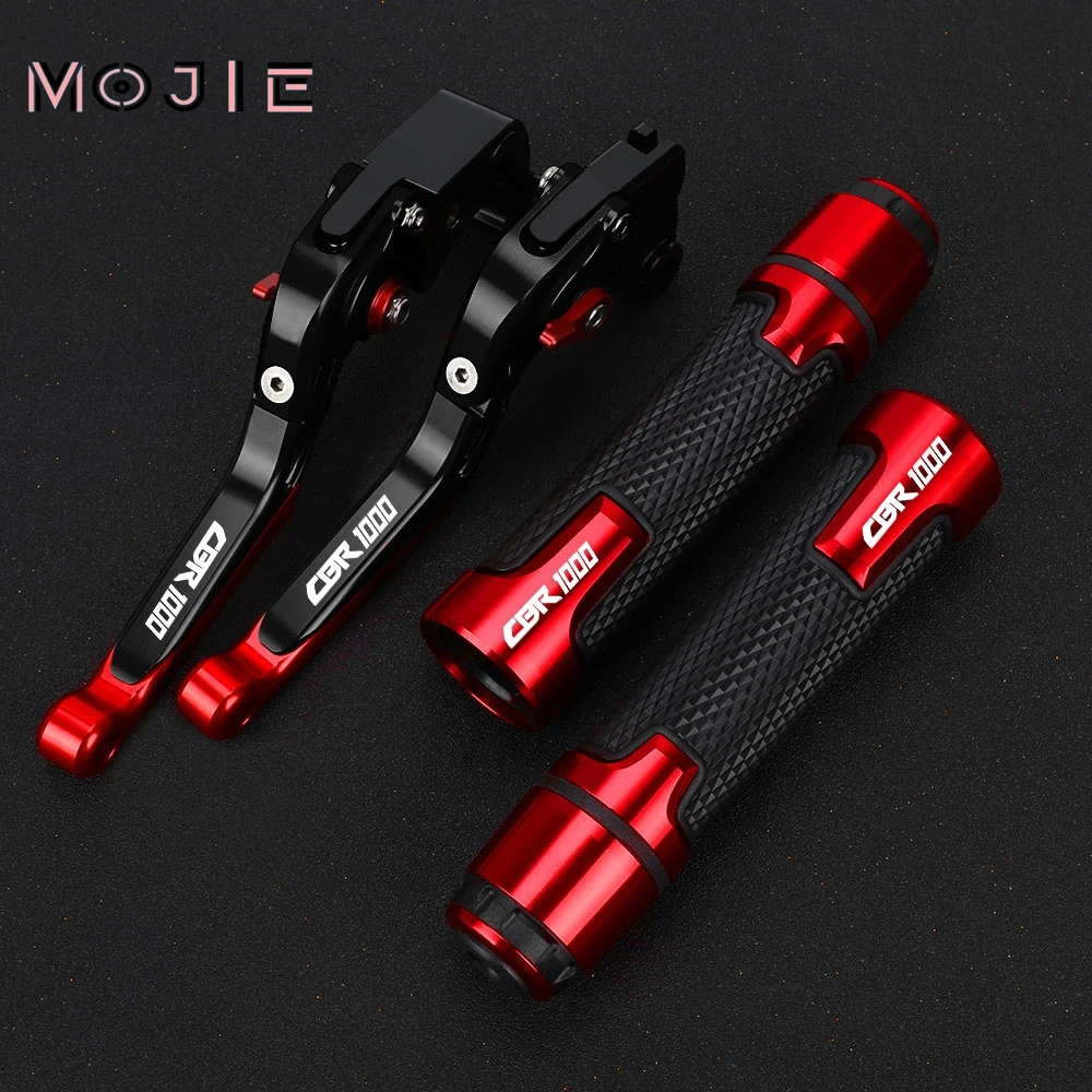 

Motorcycle Aluminium Adjustable Brake Clutch Levers & Handle Handlebar grips FOR HONDA CBR1000RR CBR 1000 RR 2004-2007 2006 2005