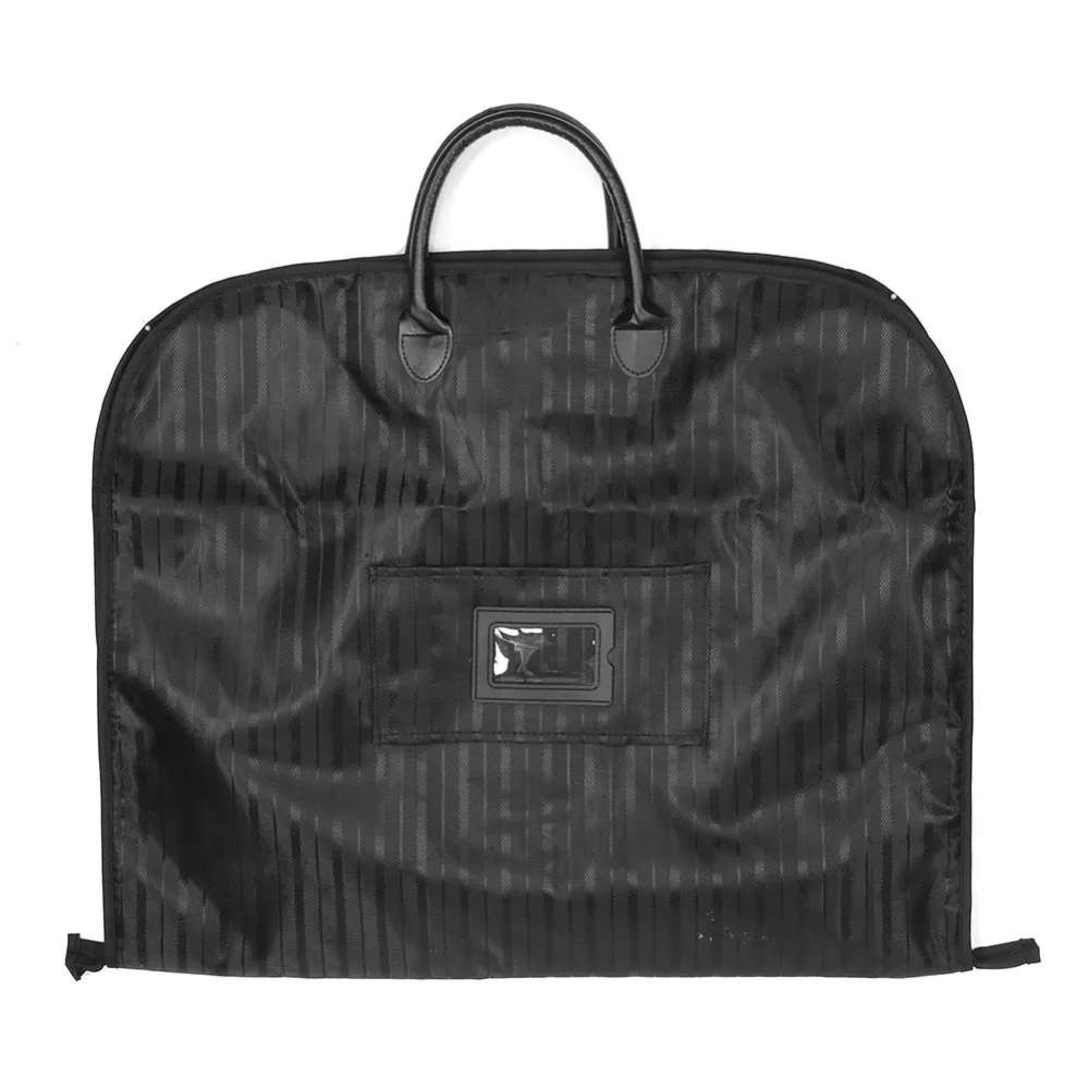 

Black Waterproof Business Suit Bag Oxford Fabric Durable Travel Storage Garment Bag Practical Lightweight