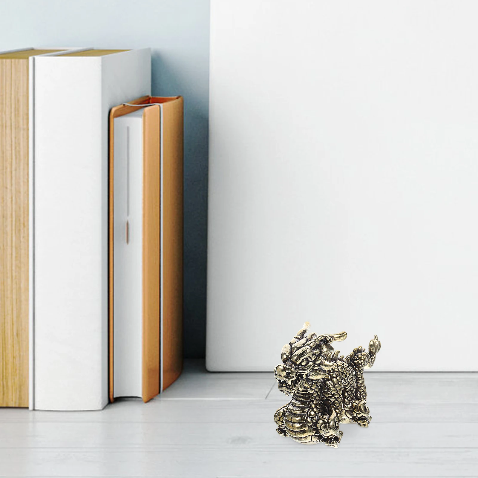 

Brass Fengshui Dragon Statue Chinese Zodiac Desktop Stable Dragon Decoration Attract Wealth Luck Chinese Zodiac Decor