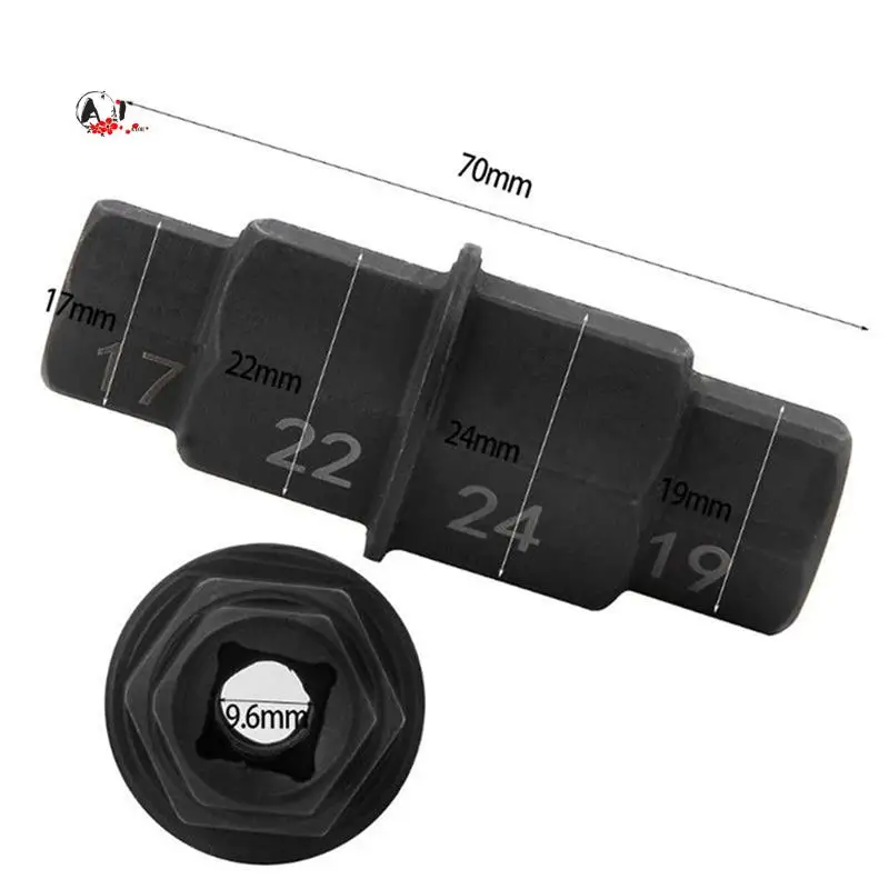 A10E-Motorcycle Front Axle Socket Driver Spanner Universal Hexagon Socket Motorbike Wheels Spindle Sleeve Dedicated Wrench