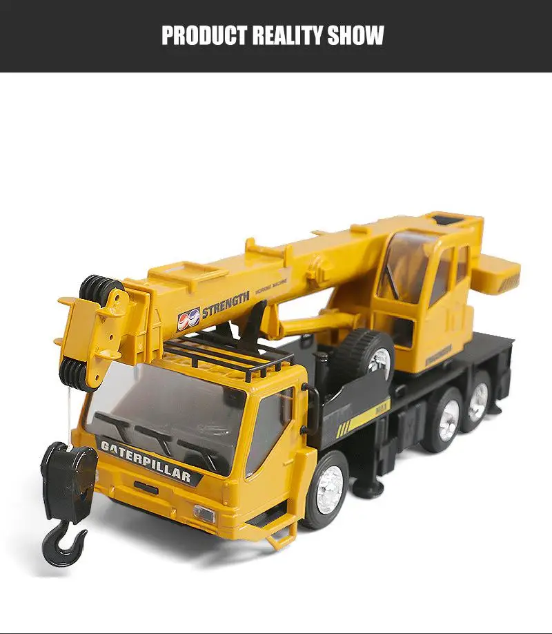 Rc Simulate Crane Model Toys For Kids Lift Construction Engineering Trucks Car Remote Control Alloy Transporter Children Toy