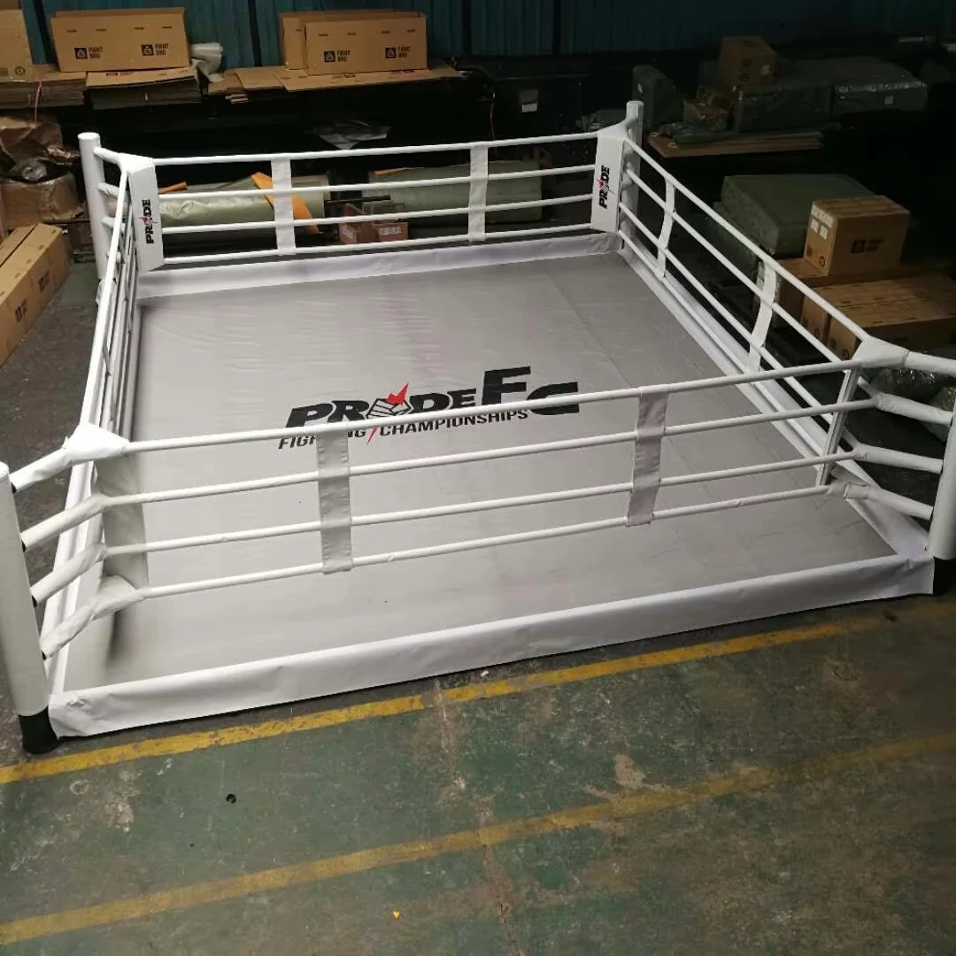 Floor Thai Training Competition Including Corner Pads Rope Covers Canvas Boxing Rings