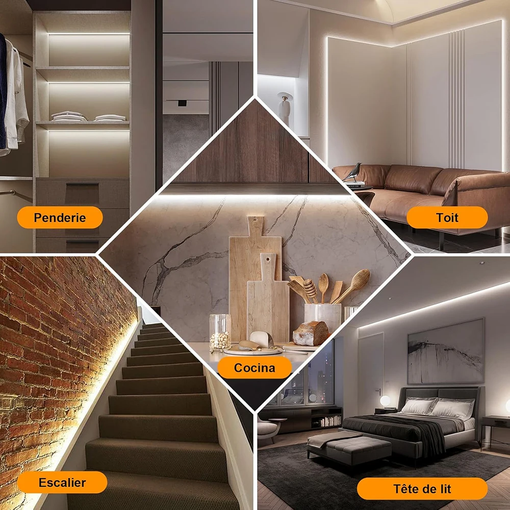 288LEDs/m COB LED Neon Light 220V Dimmable 10 Colors High CRI RA90 Flexible Strip with Power for Custom Sign Wall Decoration