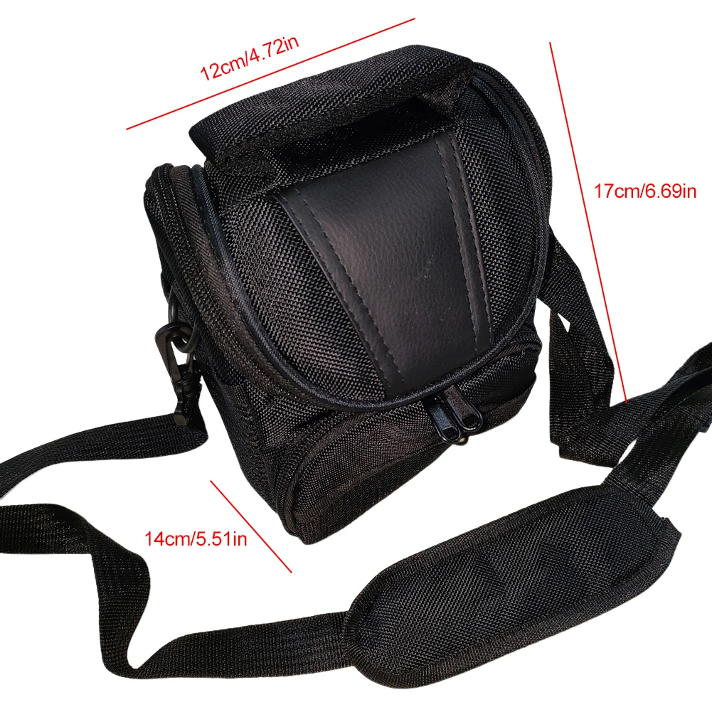 Bolsa de cámara portátil impermeable, bolso de cámara de un solo hombro, bolso de fotografía de hombro antichoque, resistente al desgaste para cámara DSLR/SLR