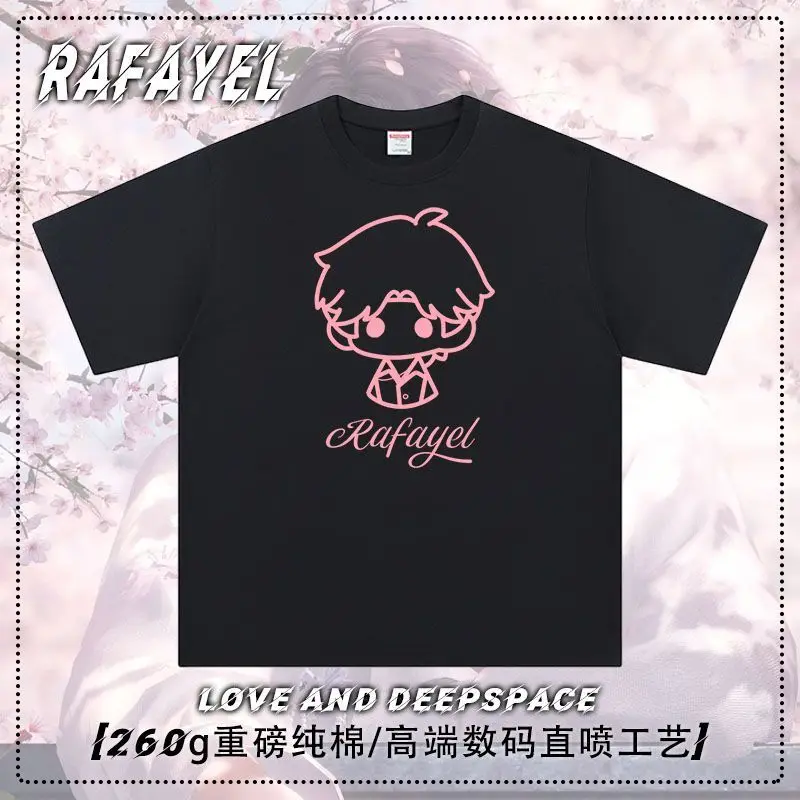 لعبة الحب والفضاء العميق أنيمي كوس رافاييل زين سيلوس كزيفير إلخ. تي شيرت فضفاض يومي بأكمام قصيرة للجنسين 2025 #5