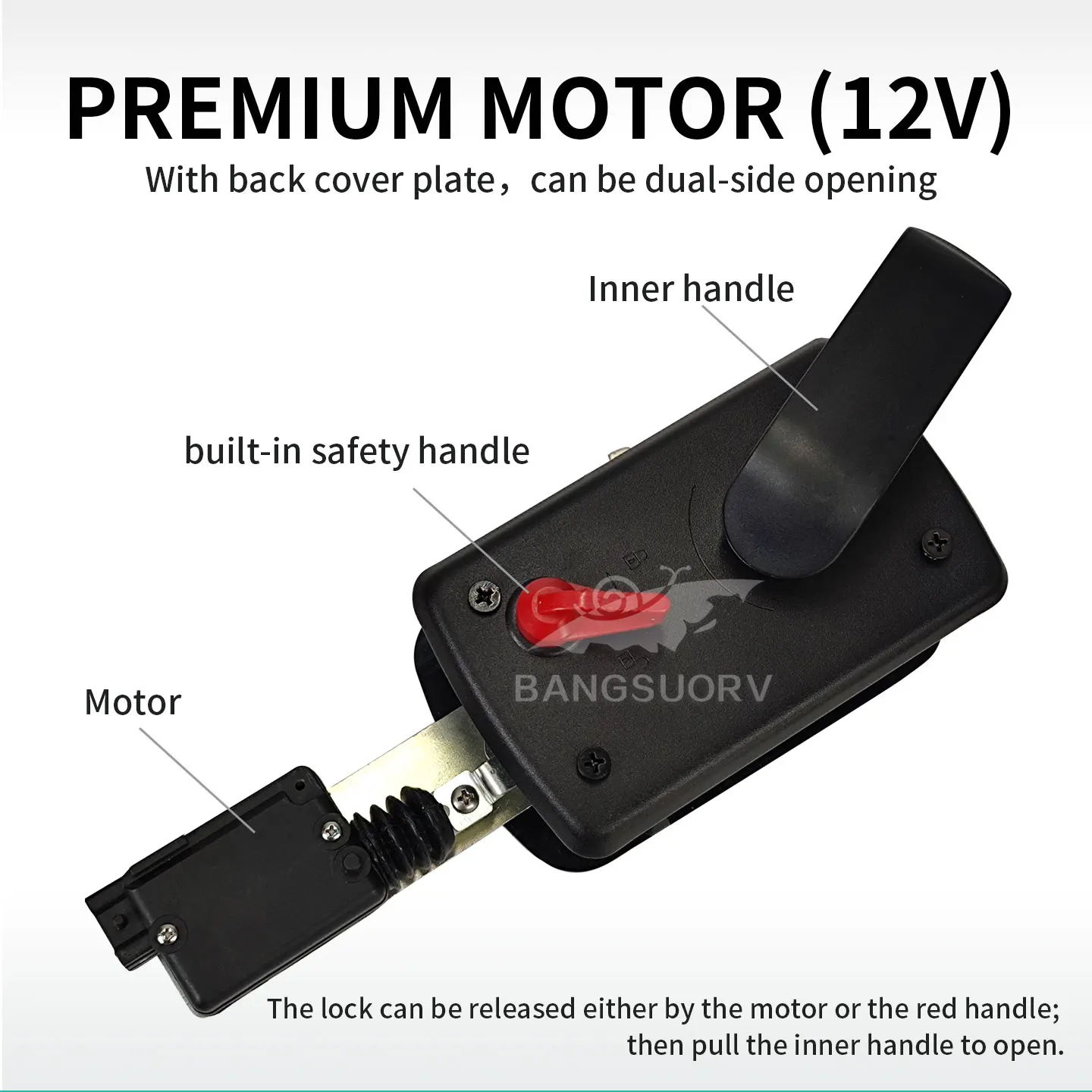 Two-point Linkage Lock for Maxus V90 RV Caravan Compartment Door Latch/Door Lock