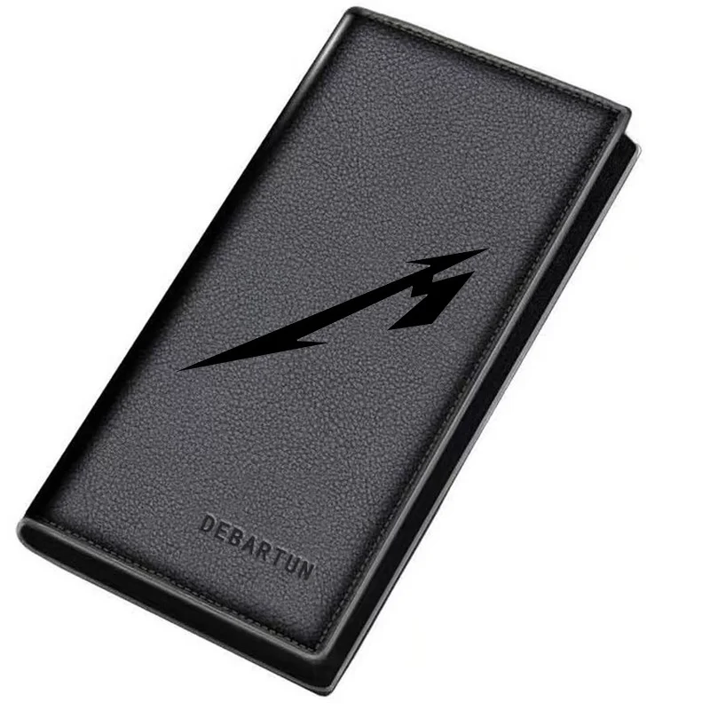 Abstract sharp angles design shape symbol Men's Long Wallets Business Stylish Printing Design Casual Use Christmas Valentine's F