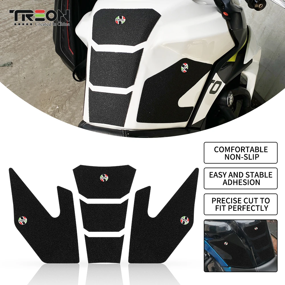 For CFMOTO NK400 NK650 NK 400 NK 650 Motorcycles Fuel Tank Traction Side Pad Knee Grip Decal Protector