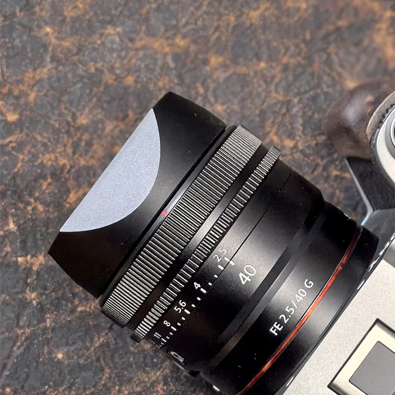 Sony FE 40mm F2.5 G SEL40F25G 用金属キャップ付きバヨネットメタル