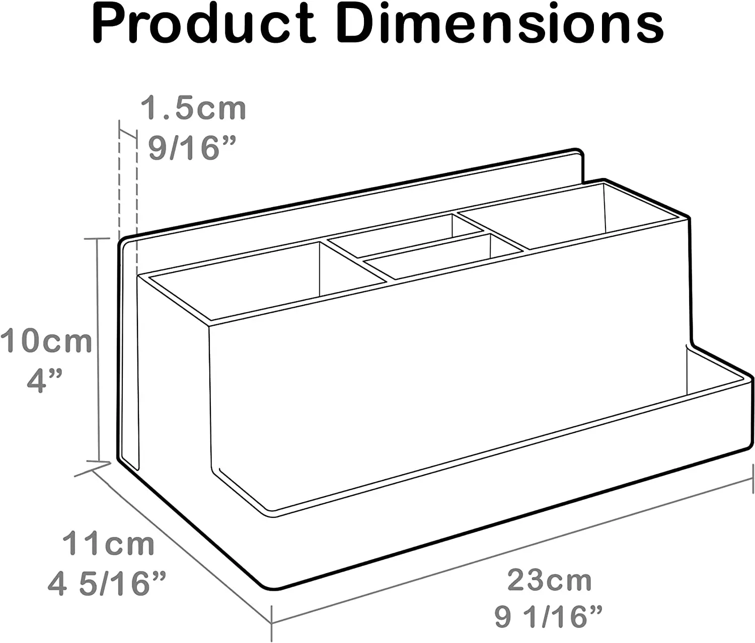 Desktop Multi Organizer Table, Storage Drawer Box, Storage Box, Medicine Box, Itens de cosméticos, Cosméticos, Branco, Cor, Novo, 2023