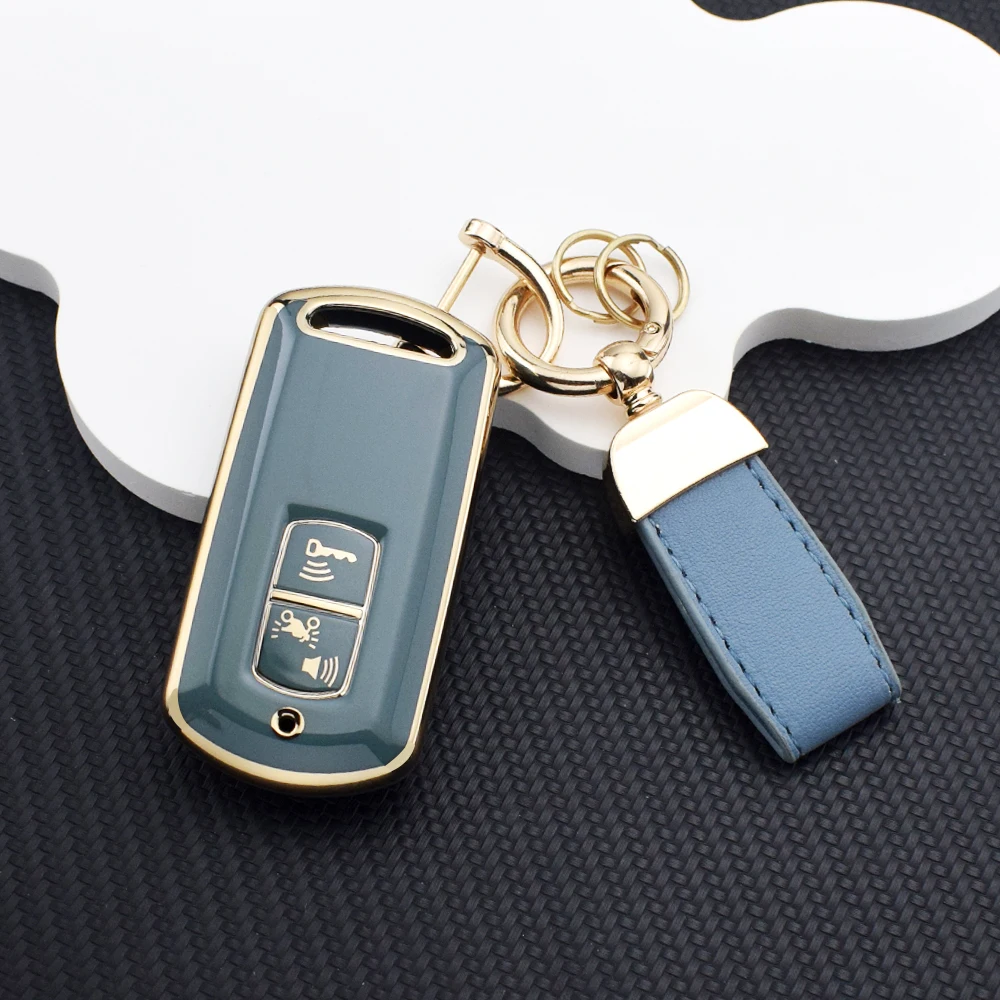 Soft TPU Protective Cover for HONDA Motorcycle PCX 150 VARIO 125 Airblade 150 Click 150i Scoopy 2022 SH125 Key Fob Key Case