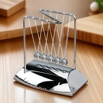 Newton-Decoración de escritorio, artesanía científica, decoración para el hogar y la Oficina, cuna elegante, bola de equilibrio, ciencia física, bola de equilibrio