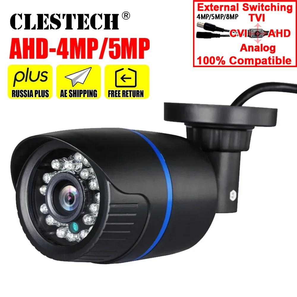 

XVI 4in1 FULL Digital CCTV AHD Camera 5MP 4MP 1080P HD 5M-N in/outdoor Waterproof ip66 IR night vision have Bullet For Street