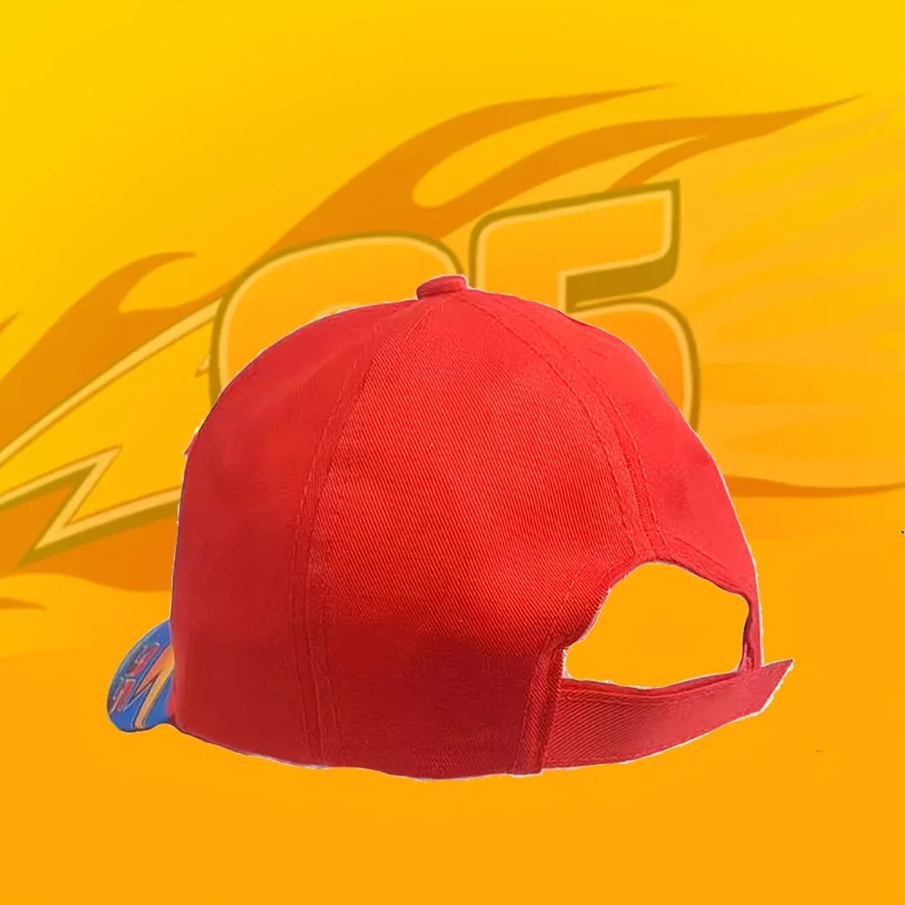 1pc Boné de Brinquedo Disney Lightning McQueen, Boné de Beisebol com Desenho Animado Fofo, Boné Reutilizável com Aba Curva