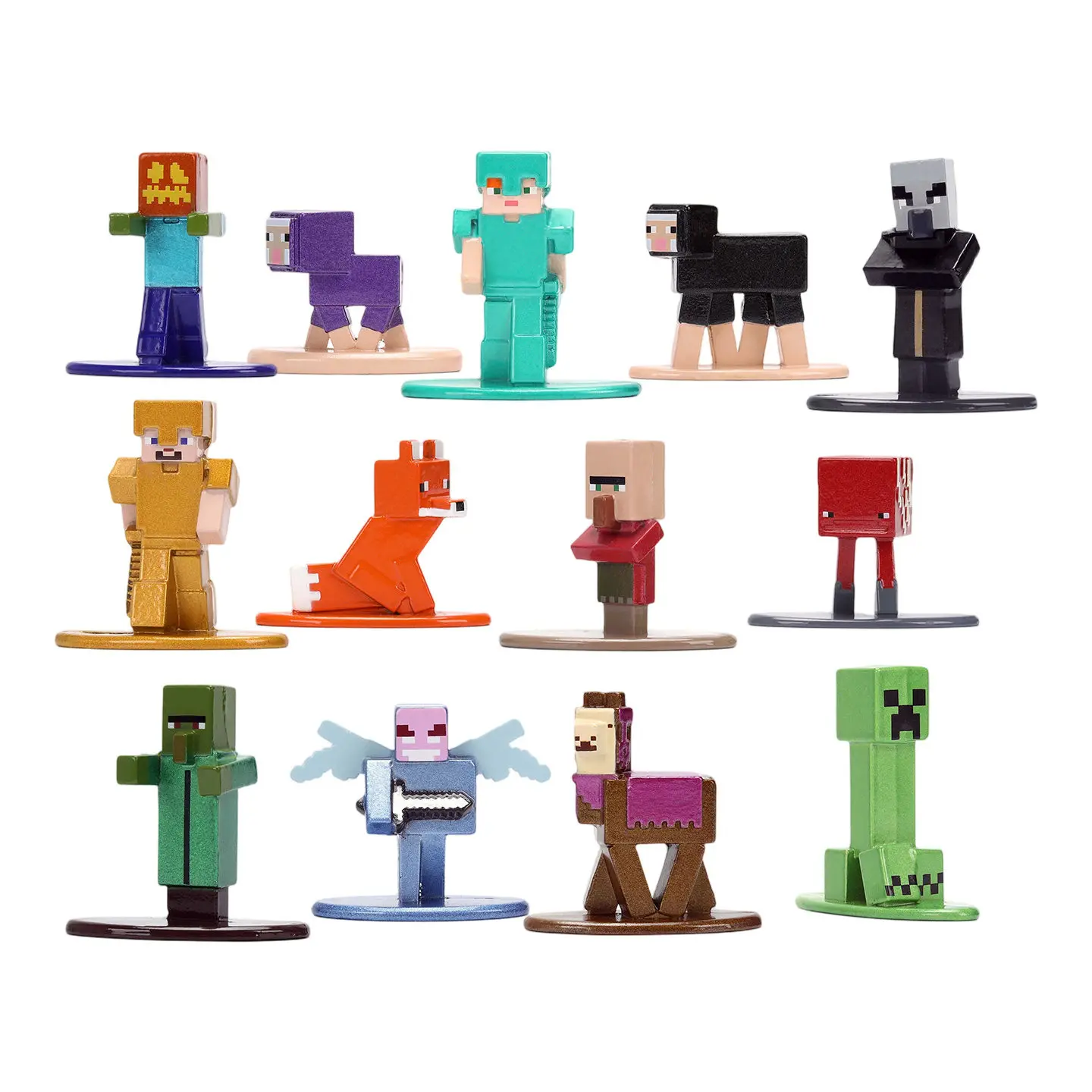 Jada Minecraft Nano Metalfigs Blind Bag 100% Die-Cast Metal Mini Figure Steve Creeper Axolotl Mystery Toy Collectible Gift view 2