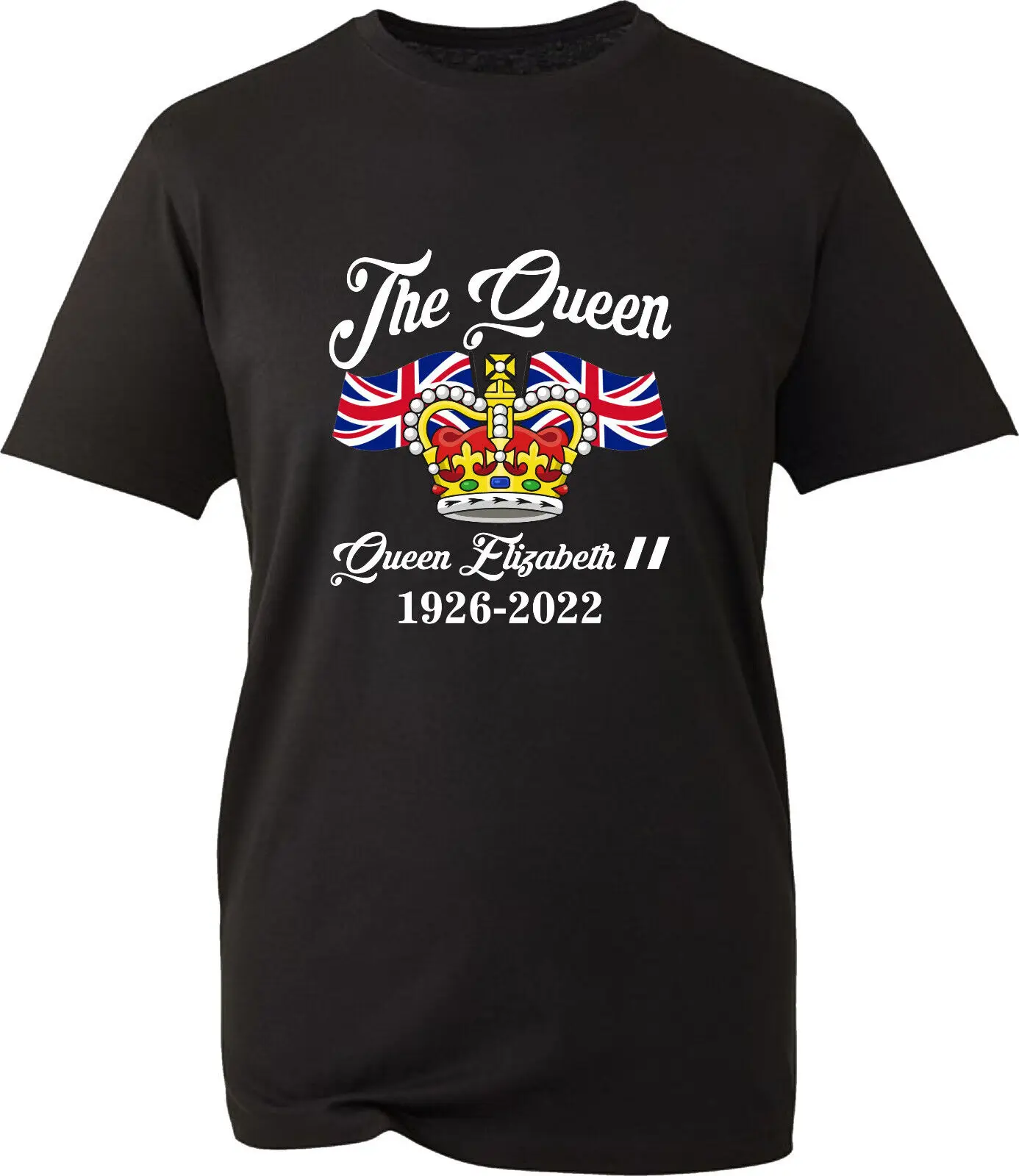 The Queen Elizabeth II Memorial Uk Flag London Bridge T Shirt Short Sleeve Casual 100% Cotton O-Neck Mens T-shirt Size S-3XL