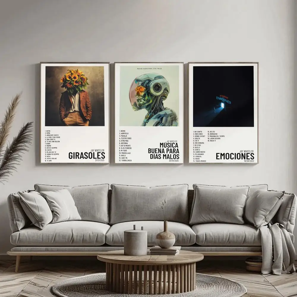 

J-Jay Wheeler Album Poster Wall Art Sticky for Living Room Bedroom Office Hallway Bar Home Decor Gift Idea