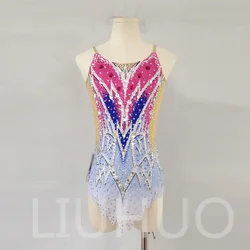 LIUHUO Rhythmic Gymnastics Leotard Competitive Cheerleading Performance For Children