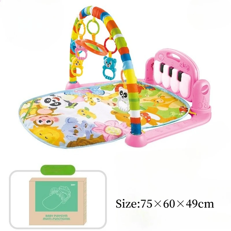 طفل اللياقة البدنية حامل الموسيقى اللعب رياضة النشاط اللعب التعليم المبكر الوليد البيانو الزحف بطانية دواسة لوحة ألعاب 0-36 شهرا الهدايا