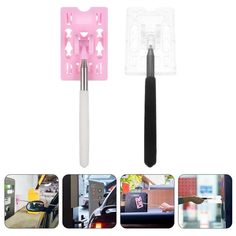 

Classy-Security Kiosk Door Opening Parking Lever Extension Car Driving Artifact Telescopic Swipe Card Parking Durable