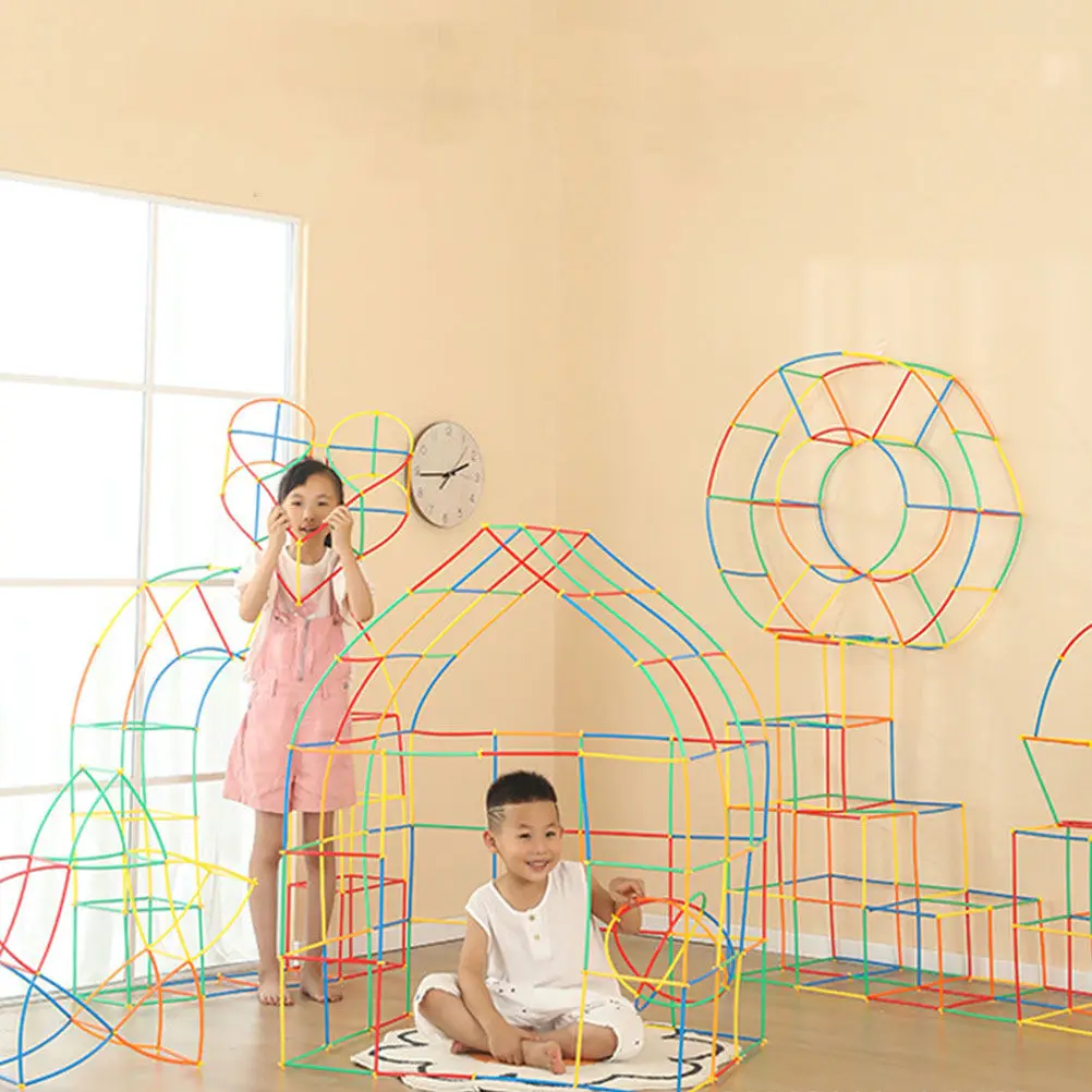 

Набор конструкторов из соломенных трубок для обучения детей кодированию (8-12 лет), развивающий подарок для вечеринок и игр