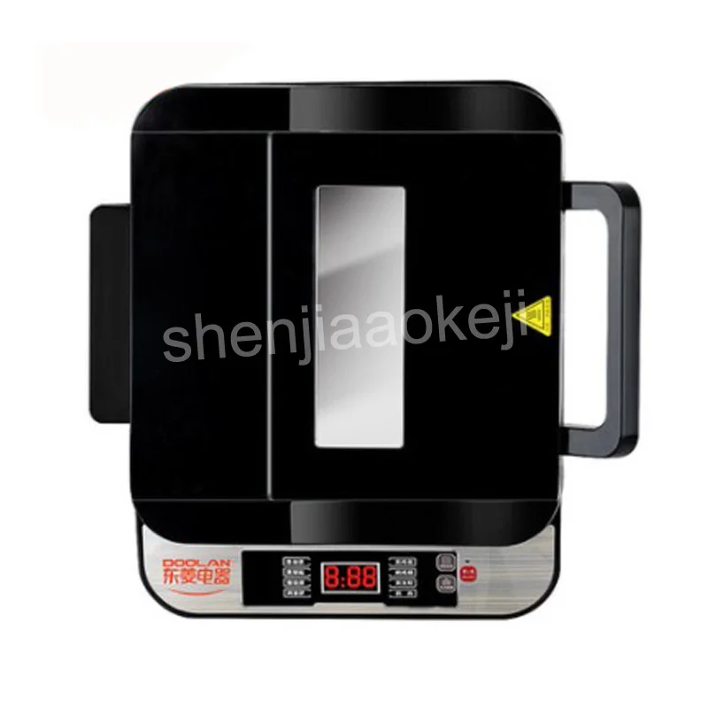 على الوجهين ستيك شواء توقيت متعددة الوظائف تعليق غير عصا آلة القلي ذكي التلقائي الكهربائية الخبز عموم