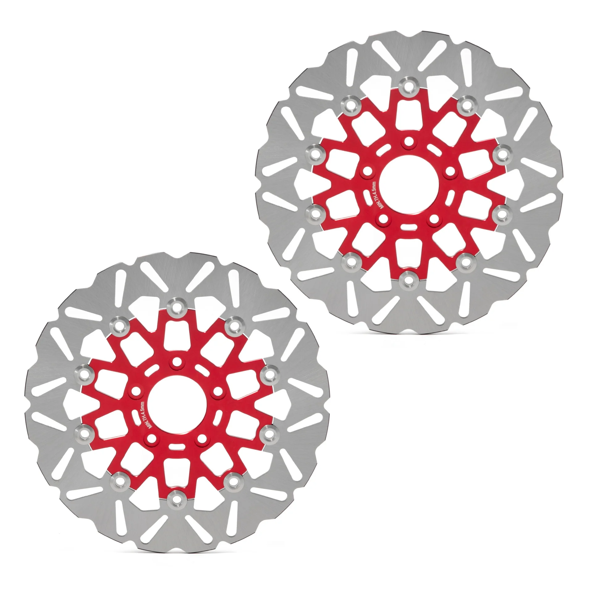 BIKINGBOY Front Brake Discs Disks Rotors Sportster XL1200R 04-08 06 XL1200S 00-03 XL883R 05-13 XR1200 08 09 10 XR1200X 10 11 12