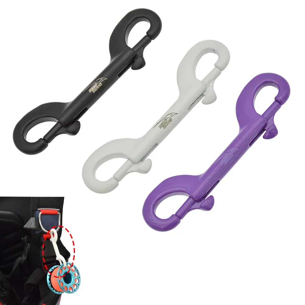 

Двухсторонний крючок для подводного плавания, из нержавеющей стали 316, двухсторонний защелкивающийся крючок для подводного плавания, ремень с весом 100 мм