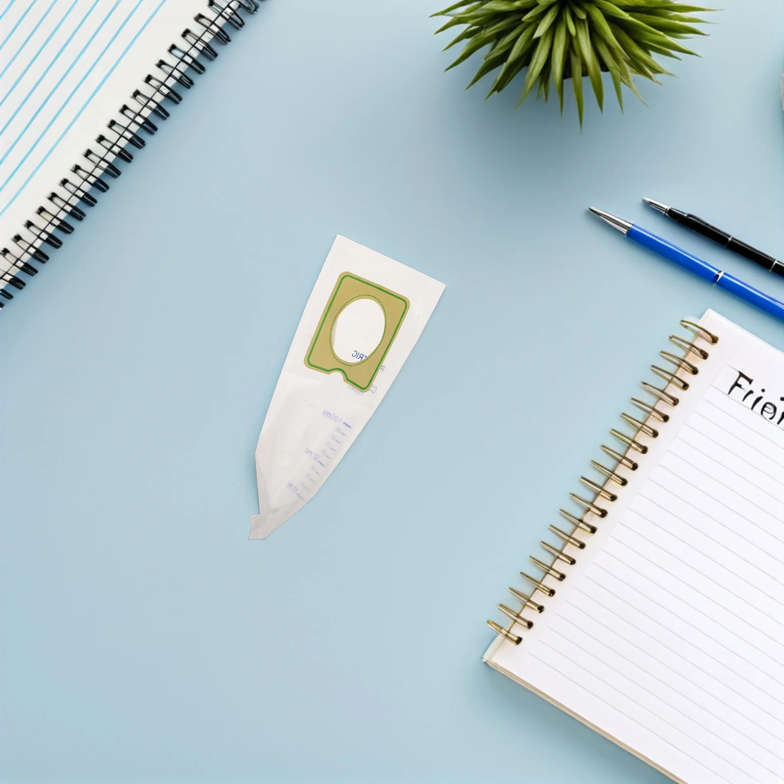 25 قطعة من أكياس بول الأطفال اللاصقة الشفافة 100 مل مقاومة للانسكاب، أكياس تبول معبأة بشكل فردي للرضع والأولاد والبنات #4