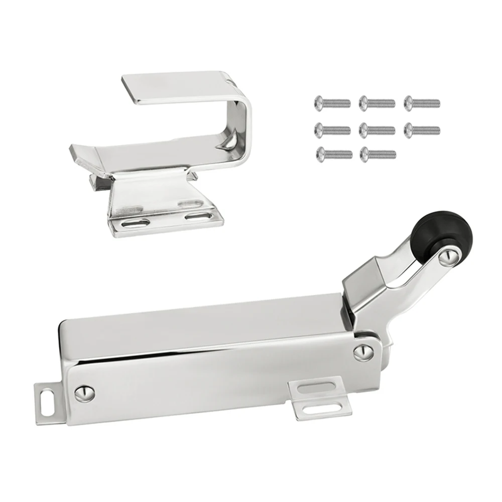 

1094 Hydraulic Door Closer, Provide Self-Closing, Adjustable Wide Hook and Quiet Rubber Wheels, Flush to Freezer Door 3/4 Inch